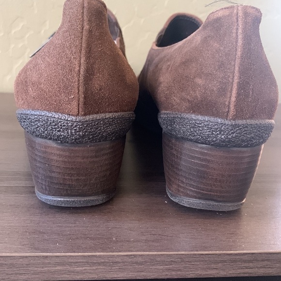 Aquatalia Brown Italian Suede Leather‎ Loafer Size 10 - Picture 6 of 9